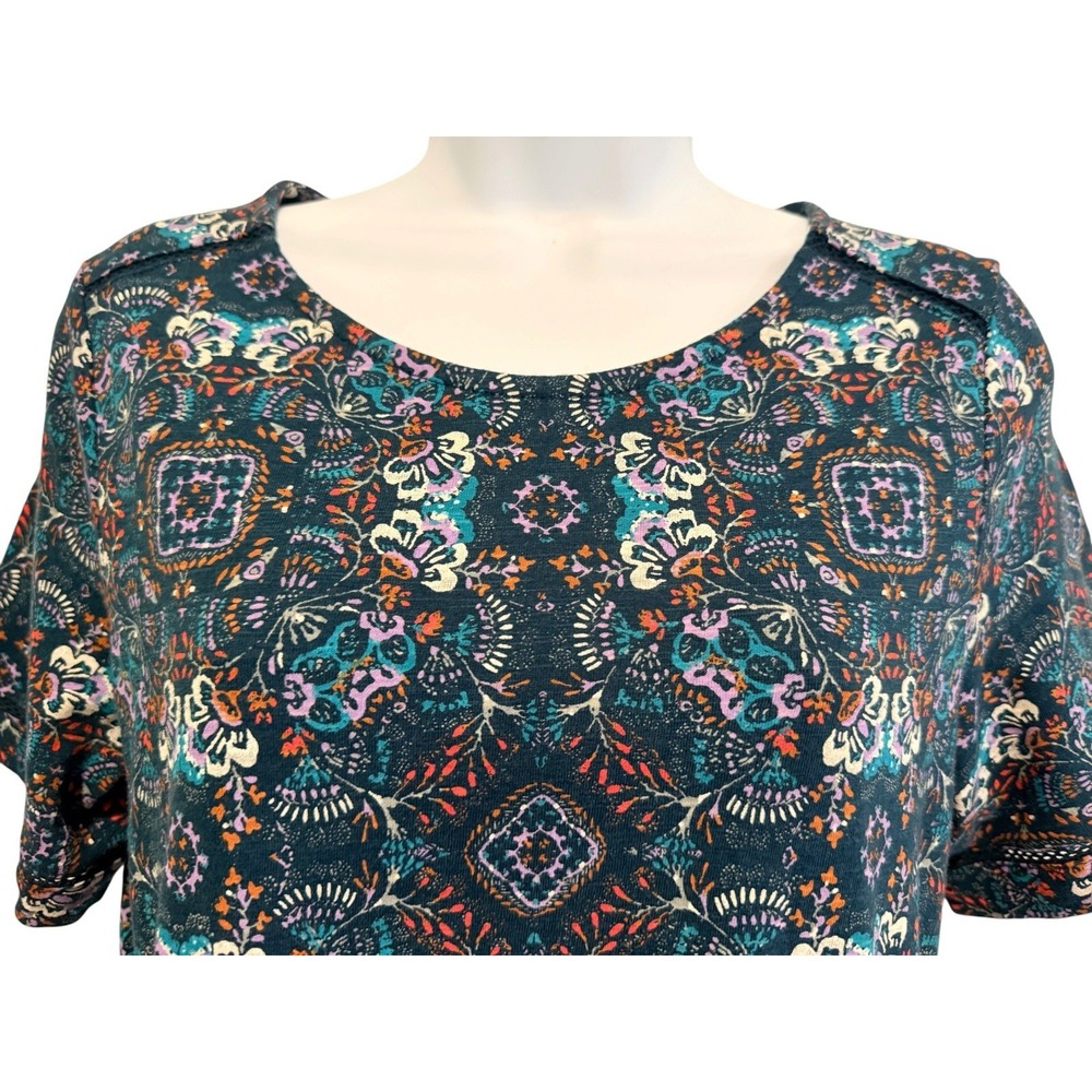 NWT Fat Face Simone Dress 6 Mirrored Jersey Teal UK 10 Pockets Boho - Picture 7 of 16